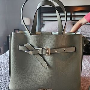 Michael Kors Sage Green Tote Bag